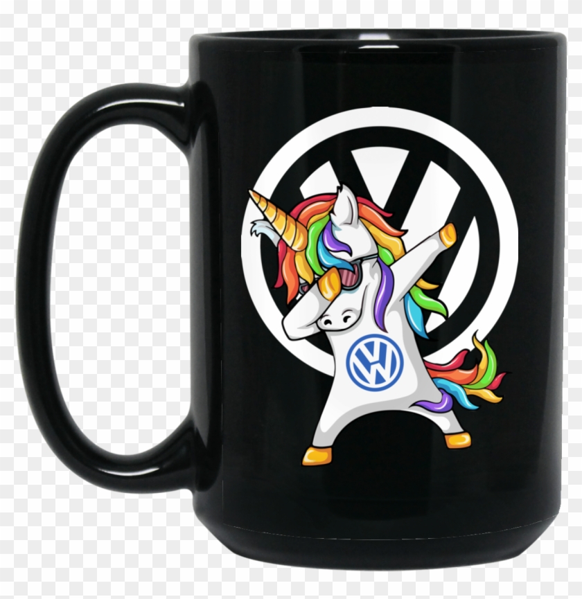 Speed Addict Vw Unicorn Dabbing Coffee Mugs - Vw Unicorn Dabbing Clipart #5568642