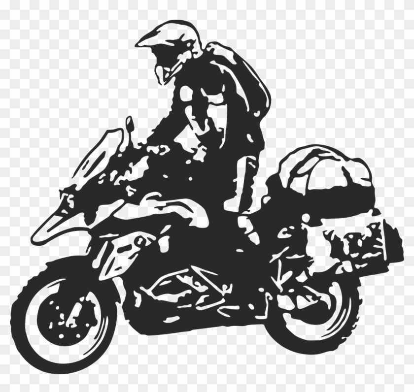 Moto Enduro Travel Terrain Png Image - Bmw Gs 1200 Vector Clipart #5568705