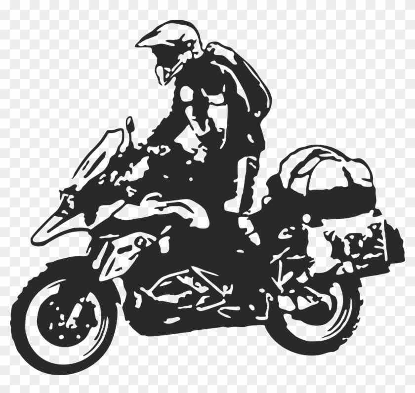 Moto Enduro Travel Terrain Png Image - Bmw Gs 1200 Vector Clipart