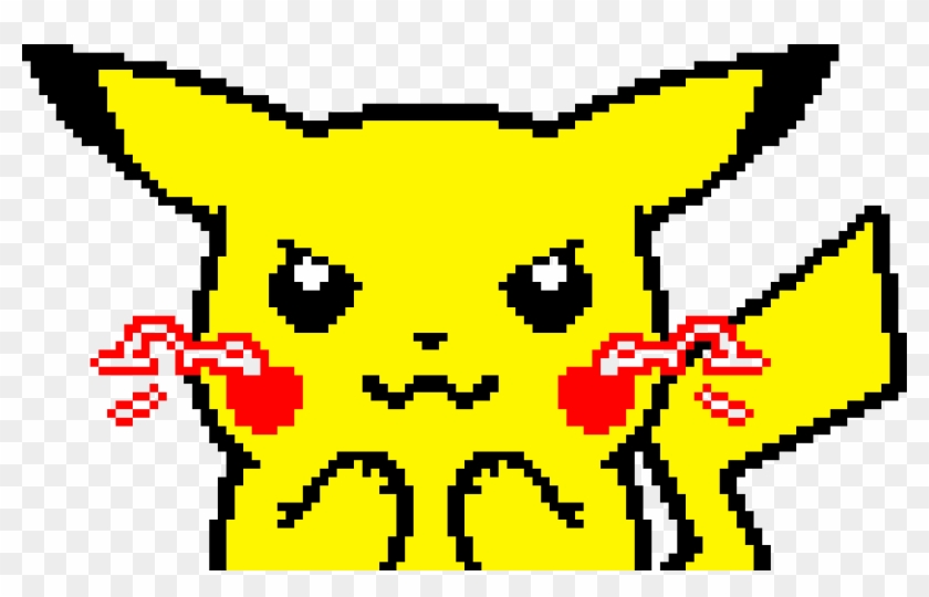 Pickachu - Piskel Pikachu Clipart