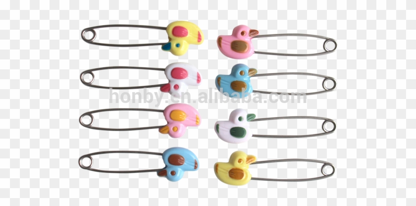 Modern Design 80mm Duck Head Stainless Steel Safety - Earrings Clipart