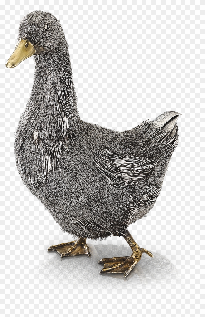 Buccellati - Animals - Duck - Silver - Mallard Clipart #5569214