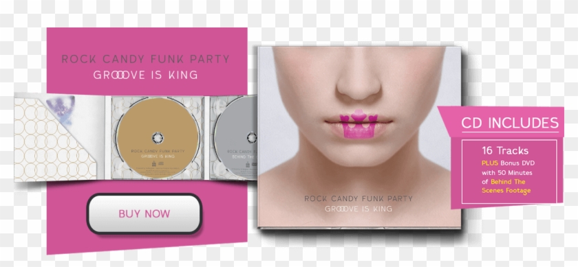 Rock Candy Funk Party 'groove Is King' Album Review - Cd Clipart #5569530