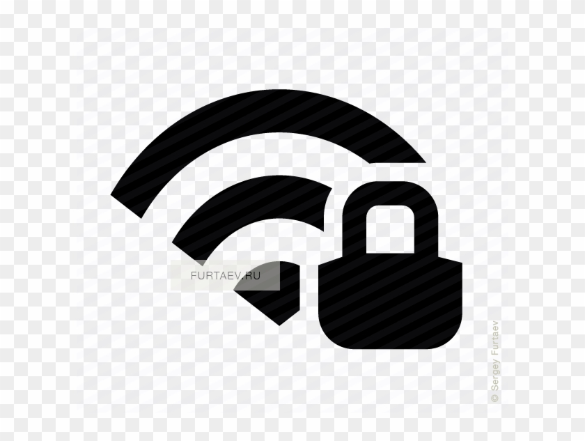 Wifi Transparent Lock - Closed Wifi Clipart