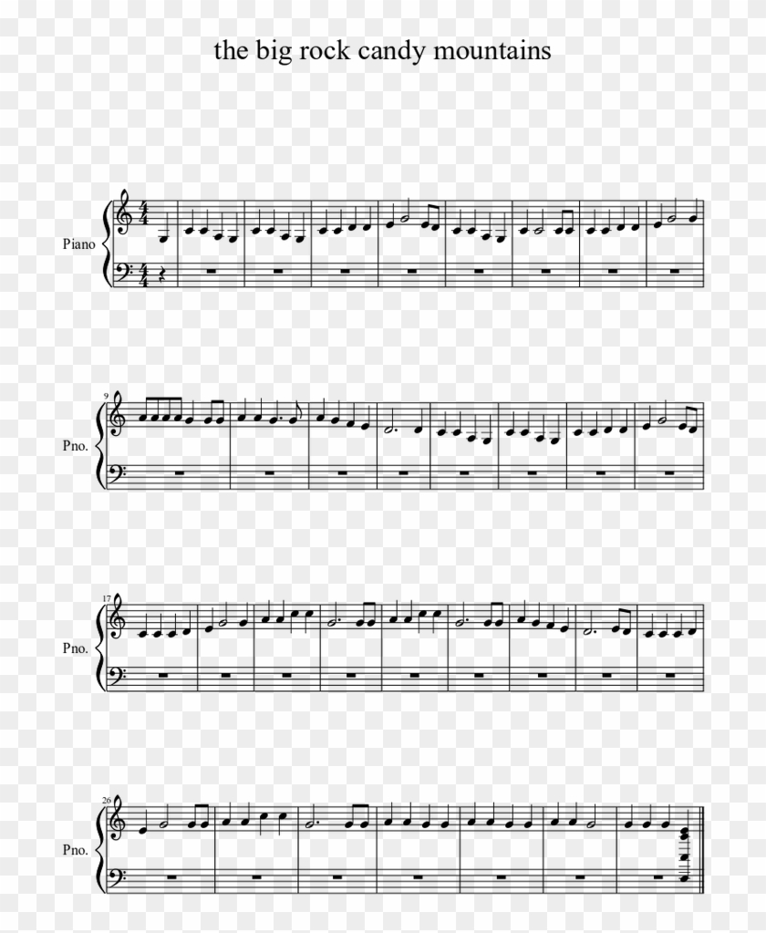 Rudolph Piano Sheet Music Clipart