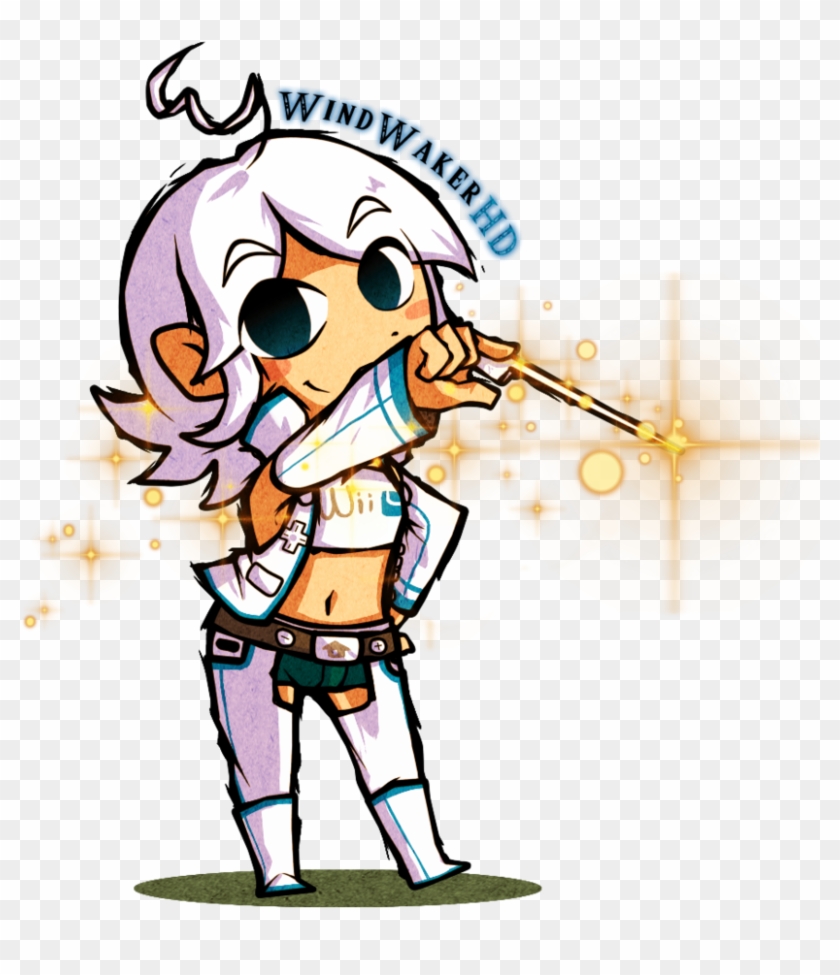 Wii U Wind Waker Hd By Geekykitten64 - Loz Wind Waker Oc Clipart