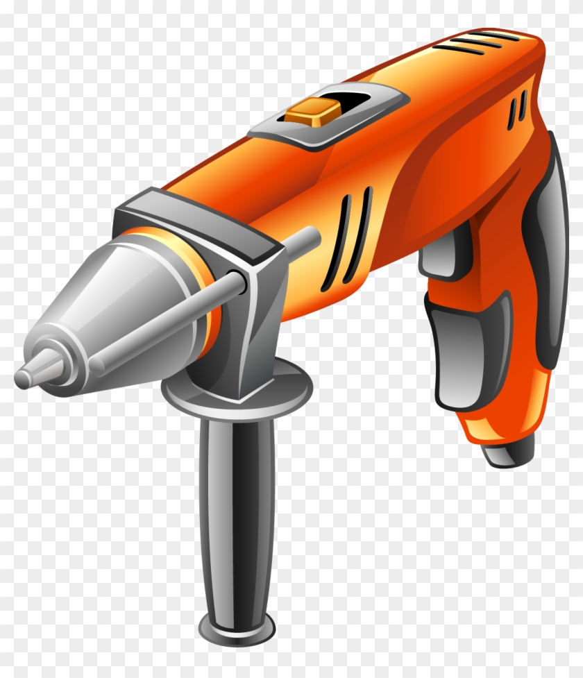 Electric Tools Vector Eps Free Download Logo - Power Tools Vector Clipart #5570229