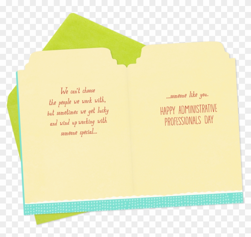 Lucky To Work With You Administrative Professionals - Paper Clipart #5570231