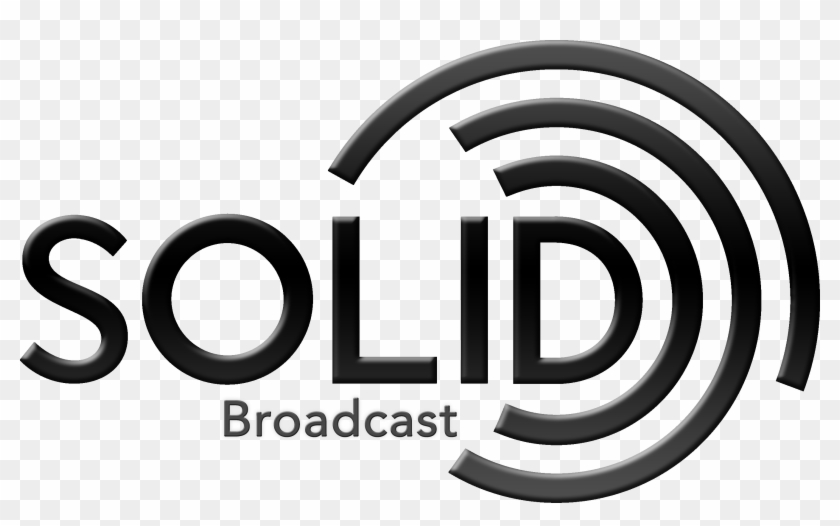 Broadcast Solid Broadcast - Black-and-white Clipart #5570300