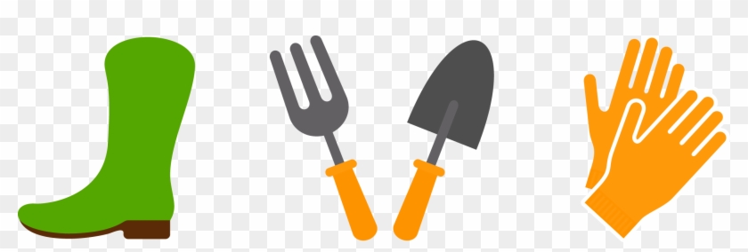 Tools Transprent Png - Cartoon Gardening Tools Clipart #5570489