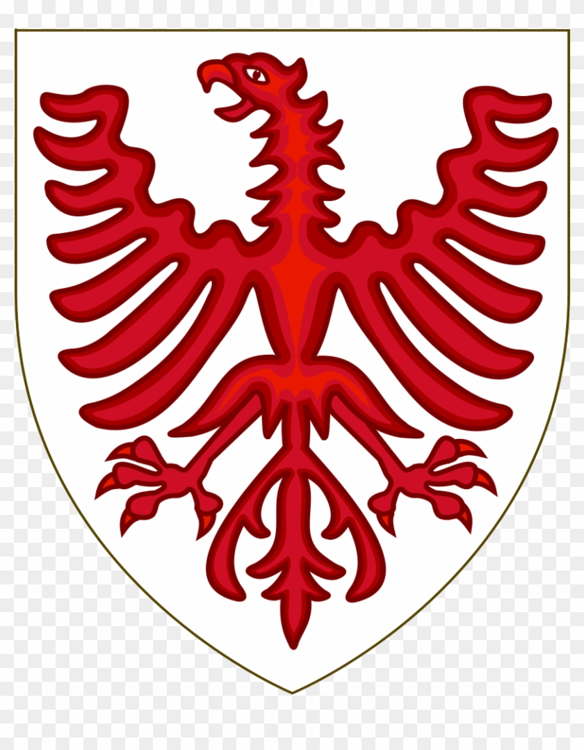 Incorrect Coat Of Arms Of Manfred, King Of Sicily - Aquila Araldica Clipart #5570491