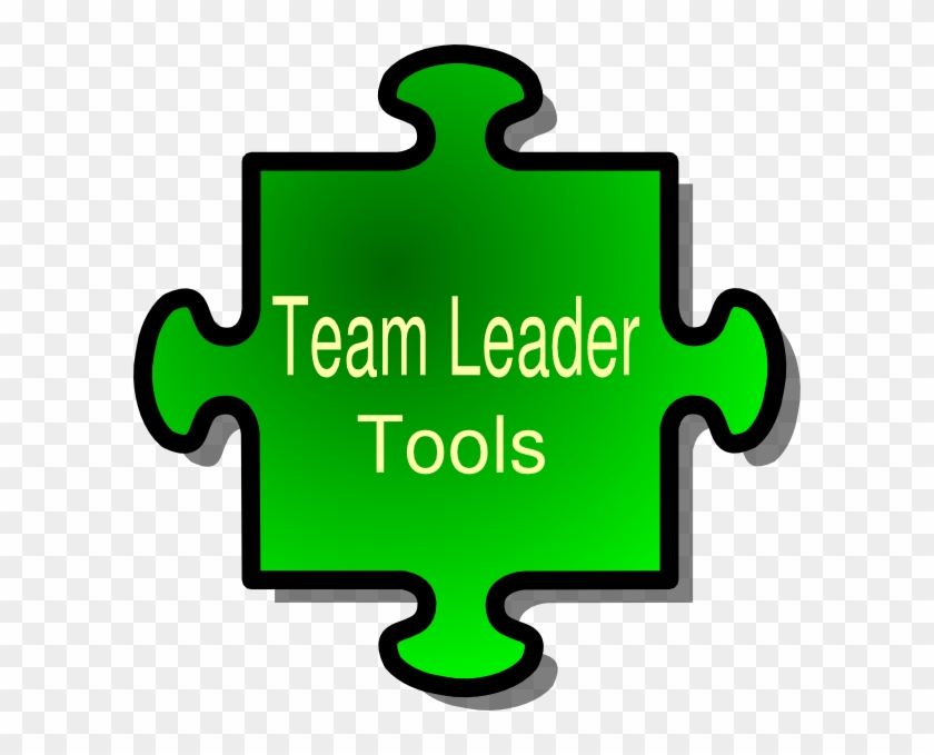 Team Leader Tools Clip Art - Colored Puzzle Pieces Template - Png Download