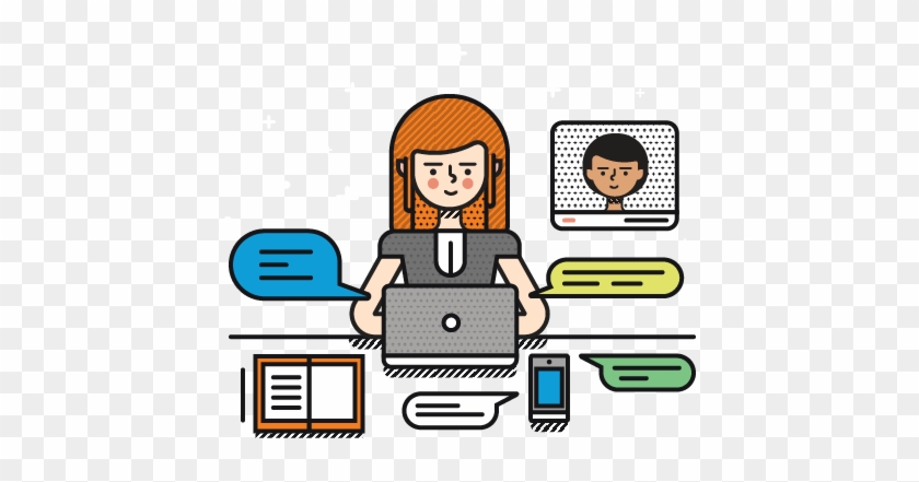 Blog 11 Connectivity - Cartoon Clipart #5570672