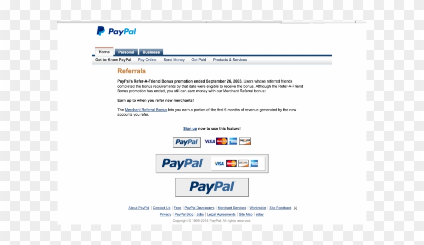 Paypalreferralprogram - Paypal Clipart #5570800