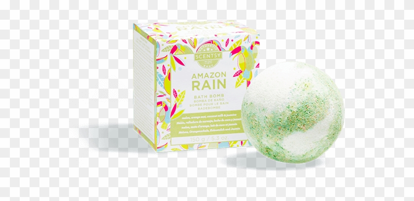 Amazon Rain Scentsy Bath Bomb - Scentsy Sea Salt And Avocado Clipart #5571452