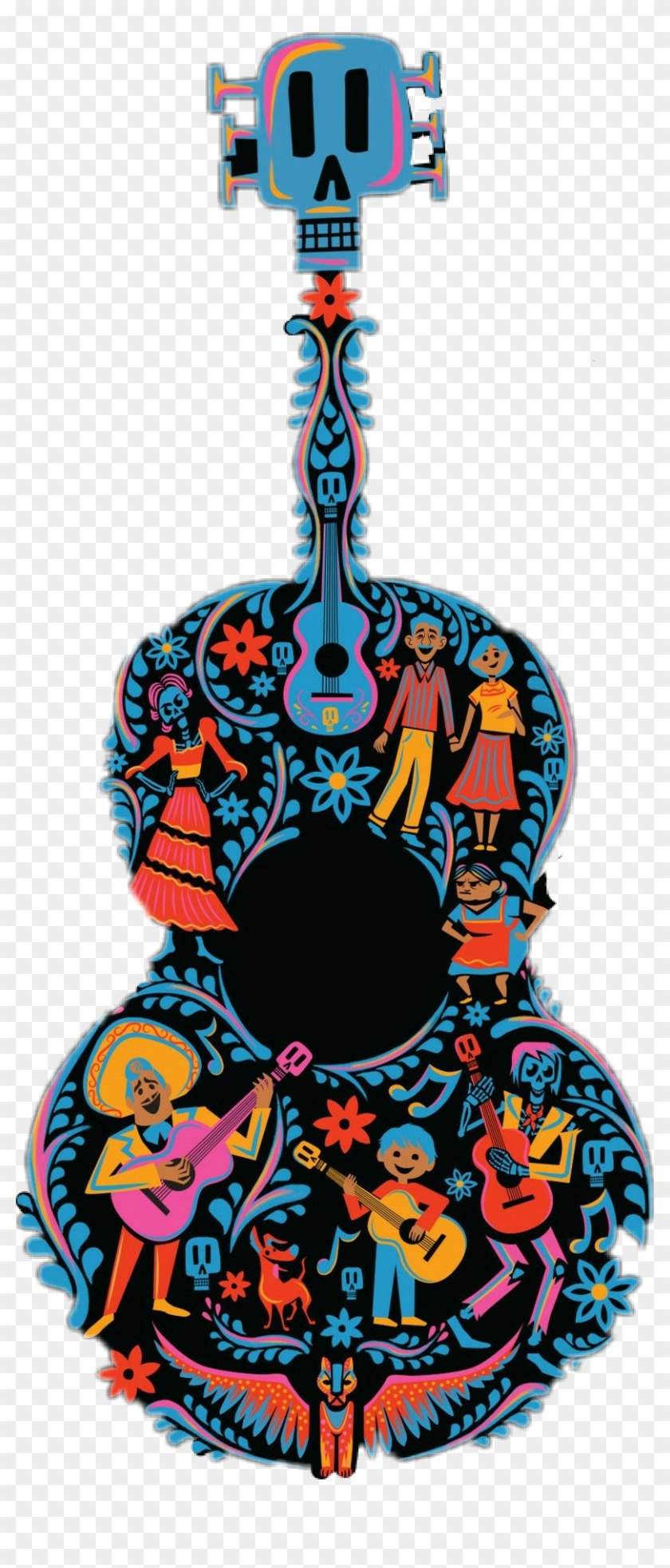 Disney Clipart For T Shirts - Coco Guitar - Png Download #5571596