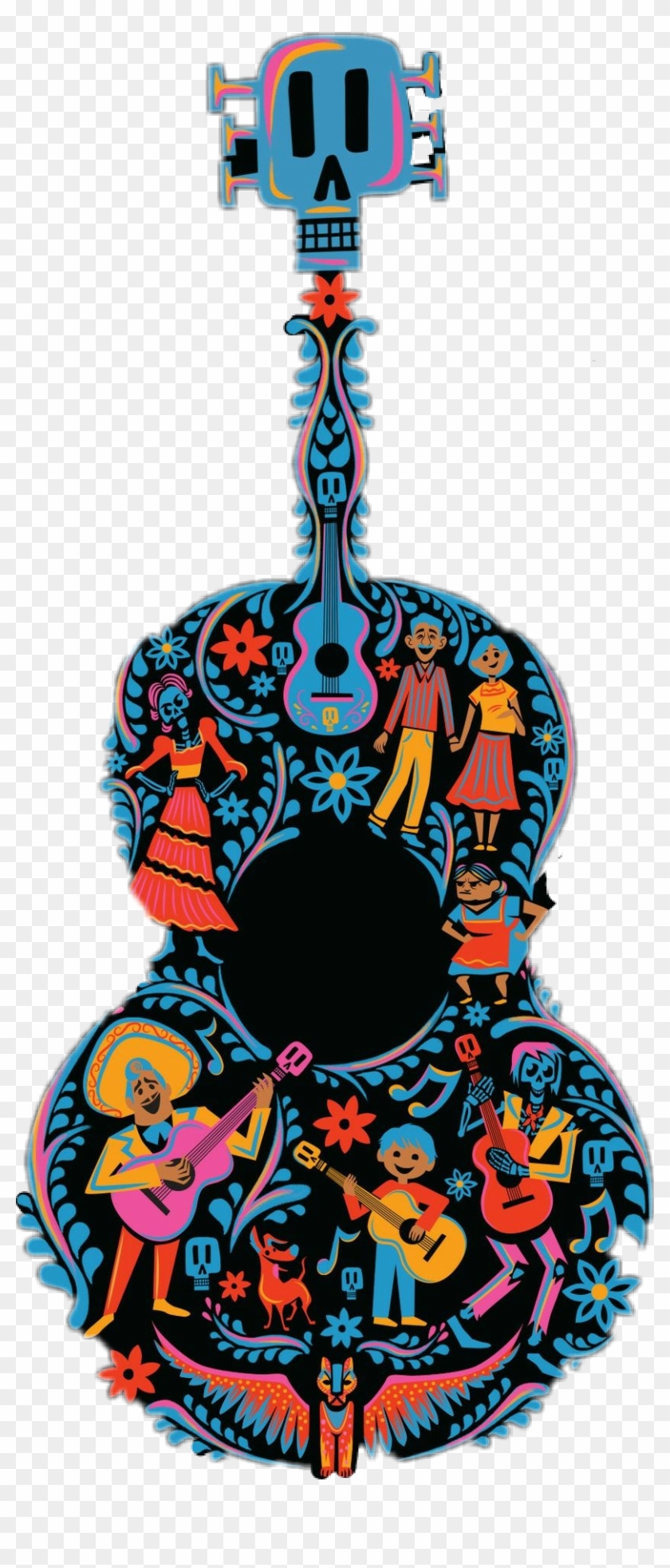Disney Clipart For T Shirts - Coco Guitar - Png Download