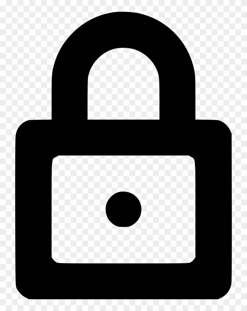 Padlock Drawing Graffiti - Cyber Defence White Icon Clipart #5571658