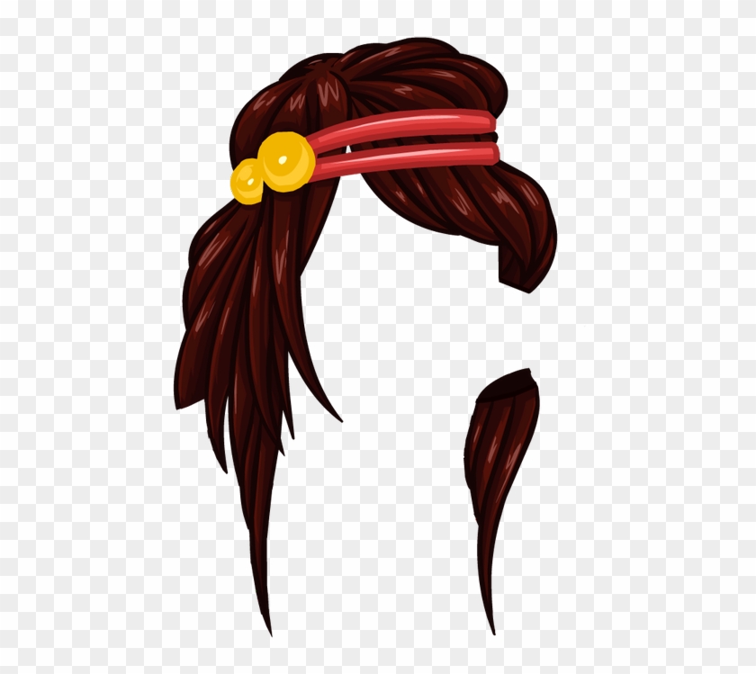 Club Penguin Hair Cutouts , Png Download - Illustration Clipart