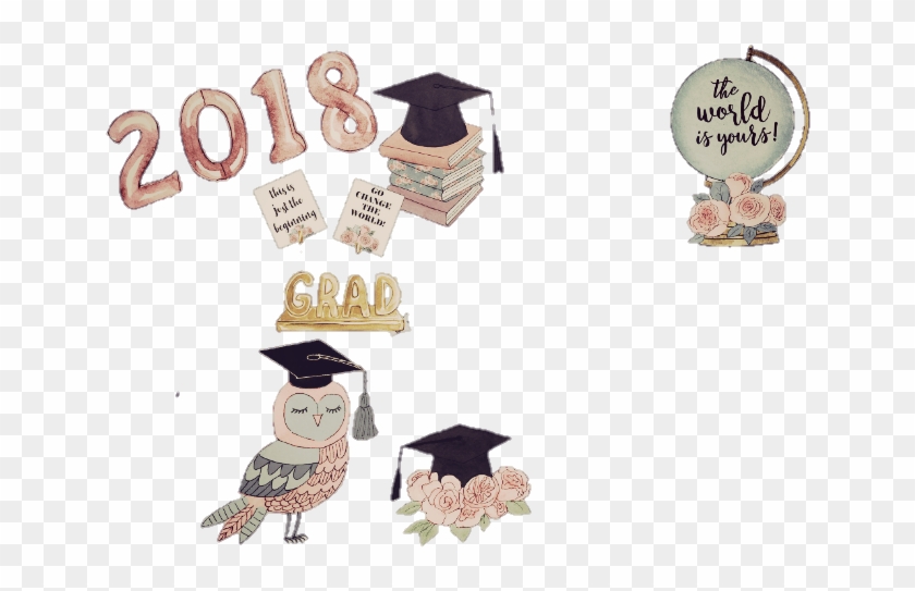 #shabbychic #sticker #graduation #vector #watercolor - Graduation Clipart