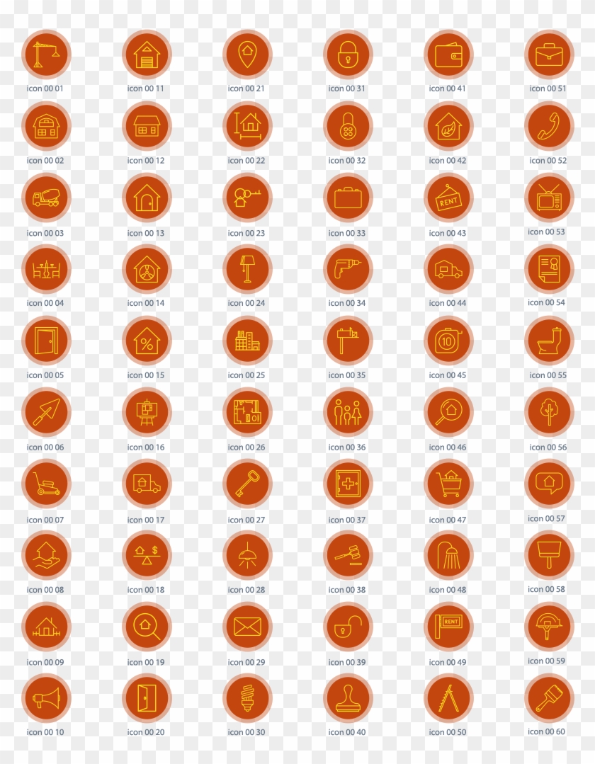 Download Free Preview Line Icon Pack For Corporate - Circle Clipart #5572011