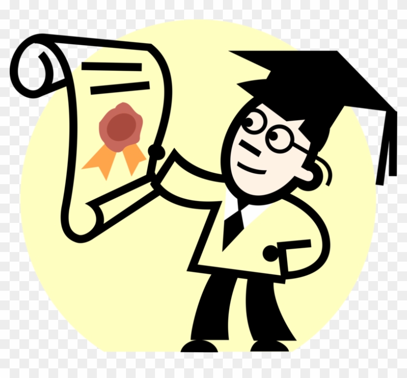 Vector Illustration Of High School, College, Or University - People Shaking Hands Clip Art - Png Download #5572079