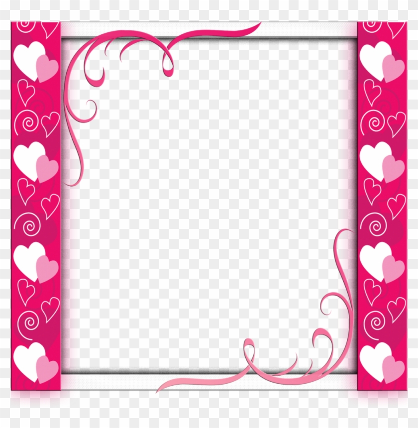 #mq #pink #hearts #frame #frames #border #borders - Barbie Frames Clipart #5573025