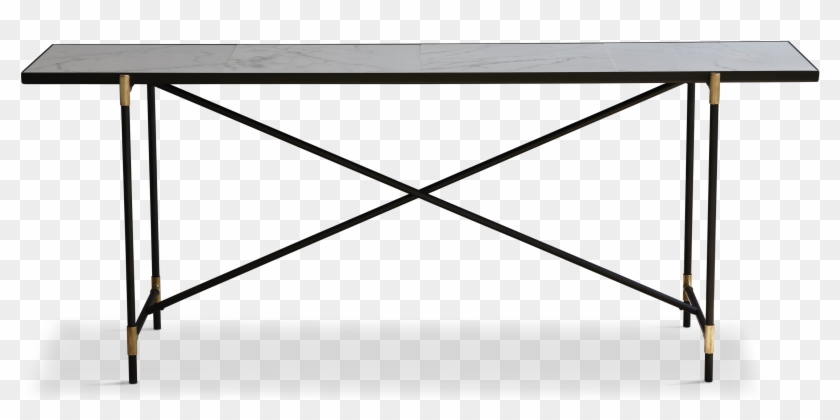 Console White Marble Packshot Png With Shadow - Marmor Konsolbord Clipart #5573318