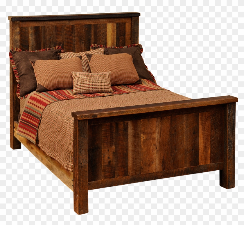 Made Of Reclaimed Oak Pulled From 1800s Tobacco Barns - Make Bed From Barnwood Clipart #5573550