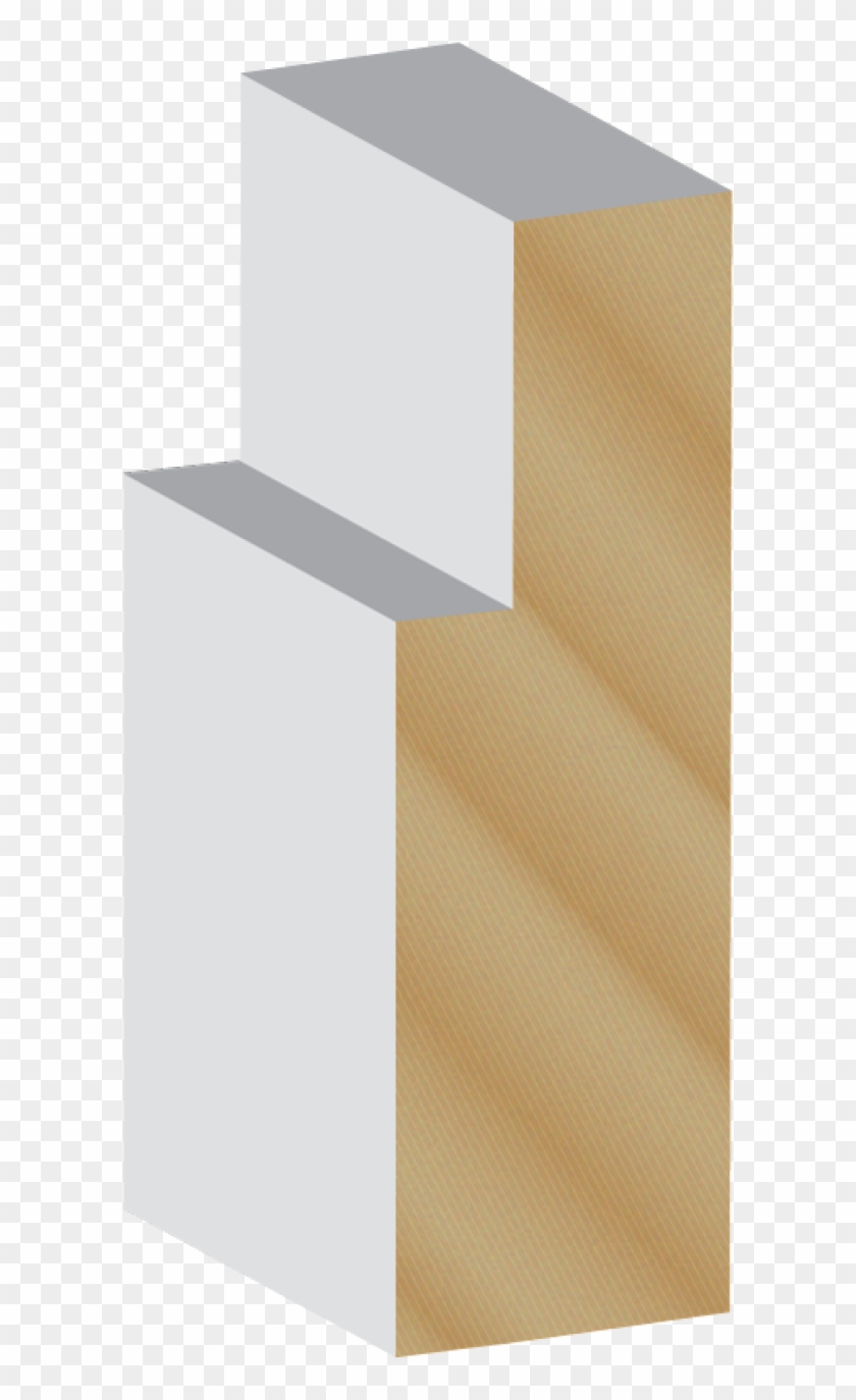 Single Rebate Jamb - Wood Clipart