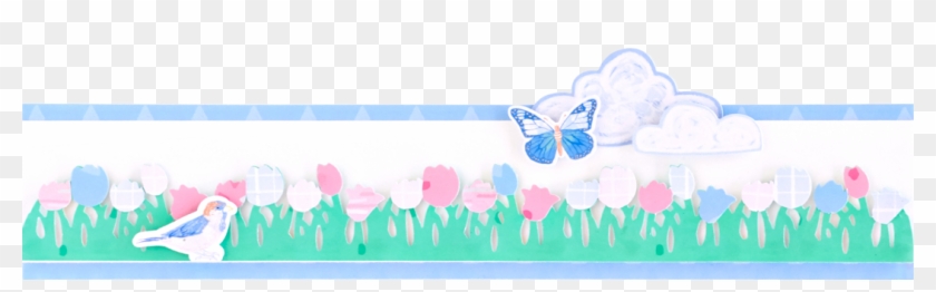 Tulips Border Punch2 Border Creative Memories - Pieridae Clipart #5573926