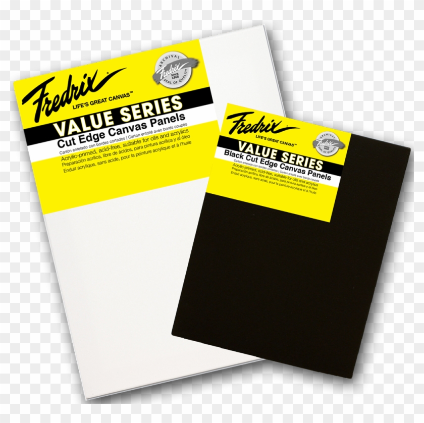 Fredrix Cut Edge Canvas Panels, Rectangular - Graphic Design Clipart #5573935