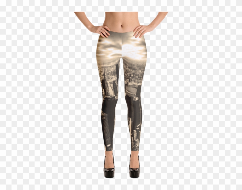 Ny Skyline - Leggings - Gaming Mermaid Merch Clipart