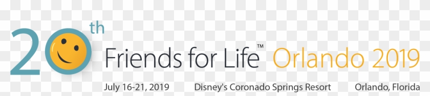 Ffl Orlando 2019 Horizontal 20th X - Black-and-white Clipart