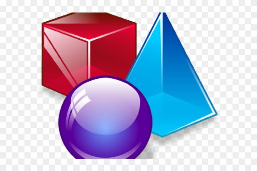 3d Shapes Clipart Png Transparent Png #5575114