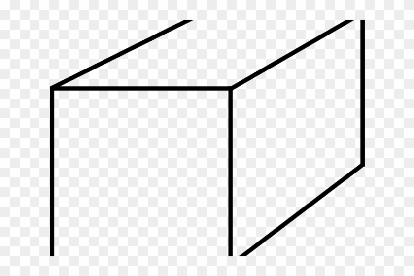 Rectangular Prism Clipart Black And White - Png Download