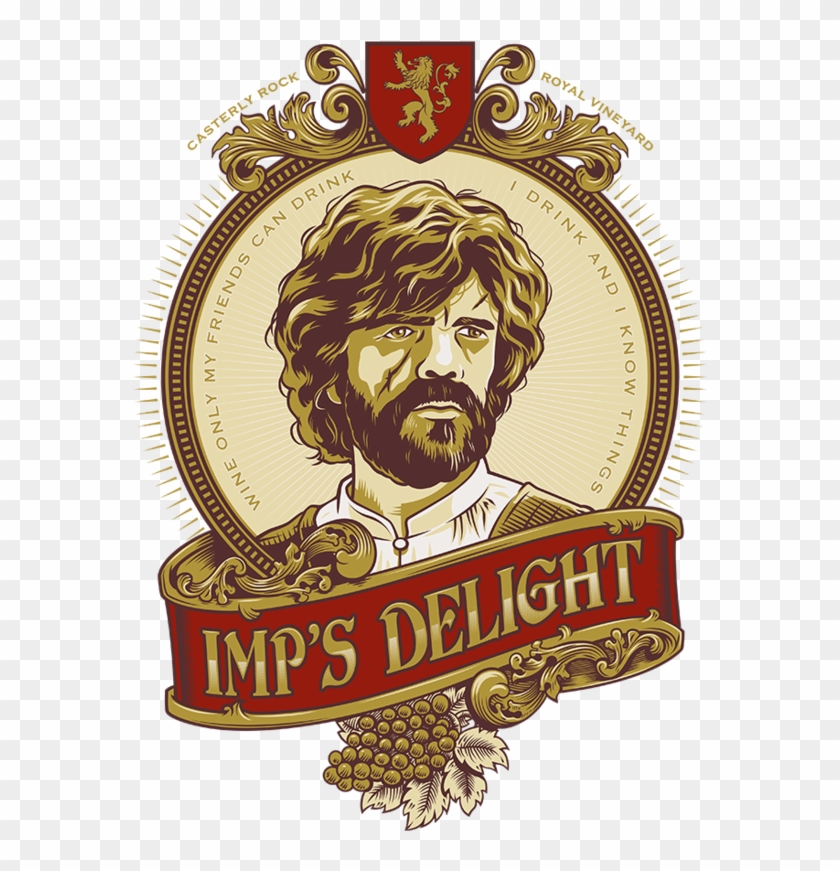 Imp's Delight Wine Label Clipart