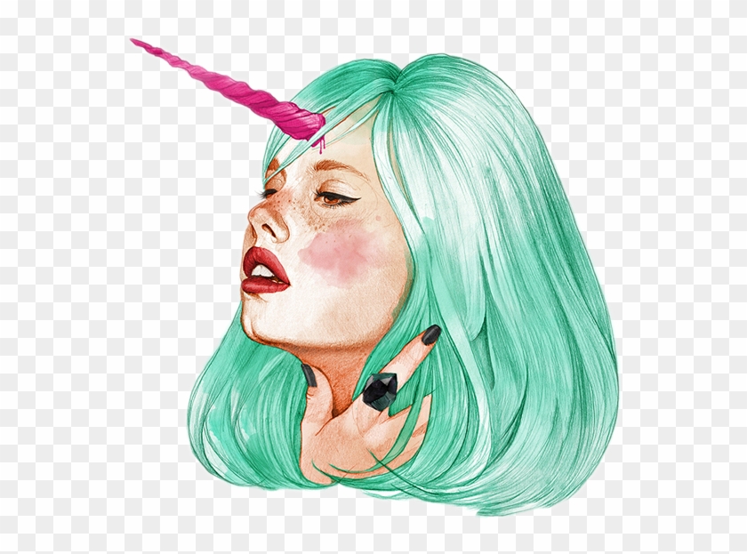 #girltumblr #girl #unicorn #unicorngirl #tumblur #tumbler - Unicorn People Pictures Art Clipart