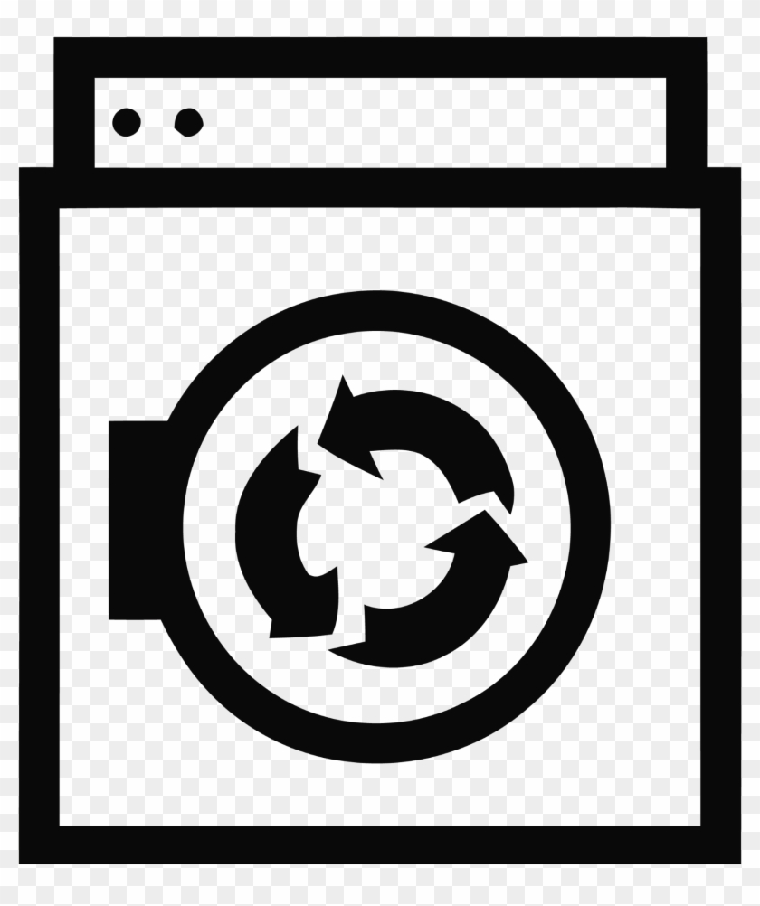 Commercial Laundry - Laundry Room Symbol Png Clipart #5576451