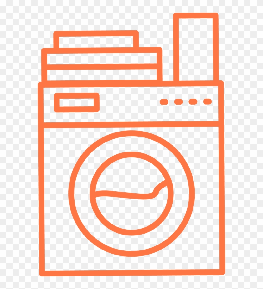 Wash & Fold - Circle Clipart