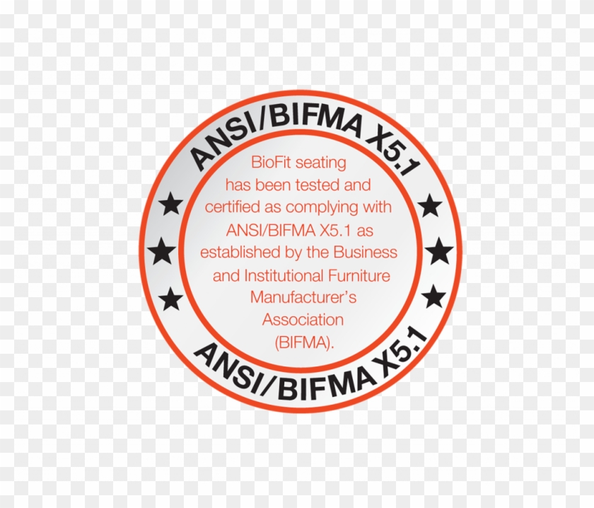 Biofit Seating Has Been Tested And Certified As Complying - Circle Clipart