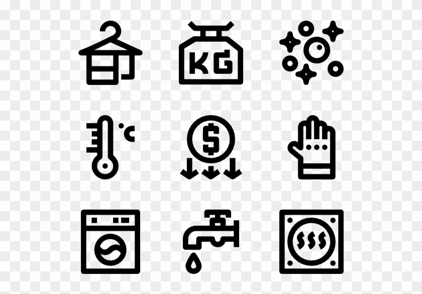 35 Laundry Icon Packs Clipart #5576812