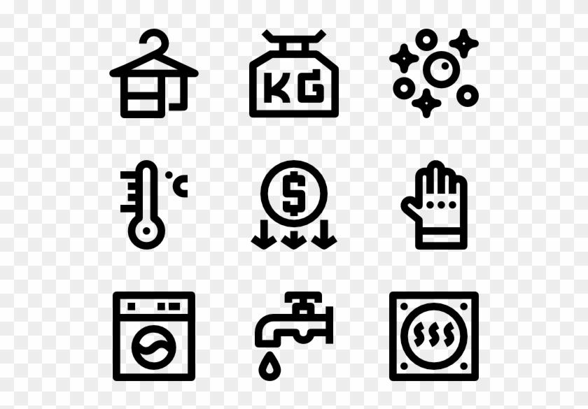 35 Laundry Icon Packs Clipart #5576812