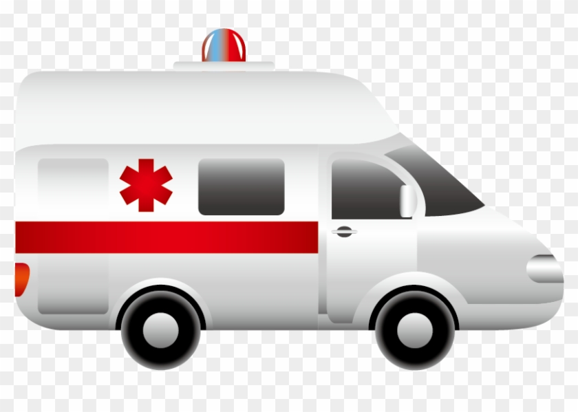 Clip Art Freeuse Library Ambulance Vector Hospital - Ambulance - Png Download #5577067