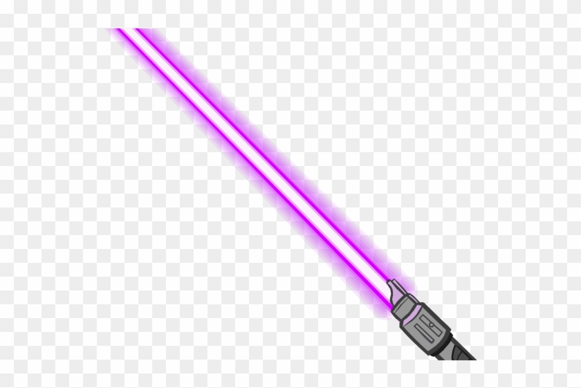 Purple Clipart Light Saber - Light Saber Clipart Transparent - Png Download #5577068