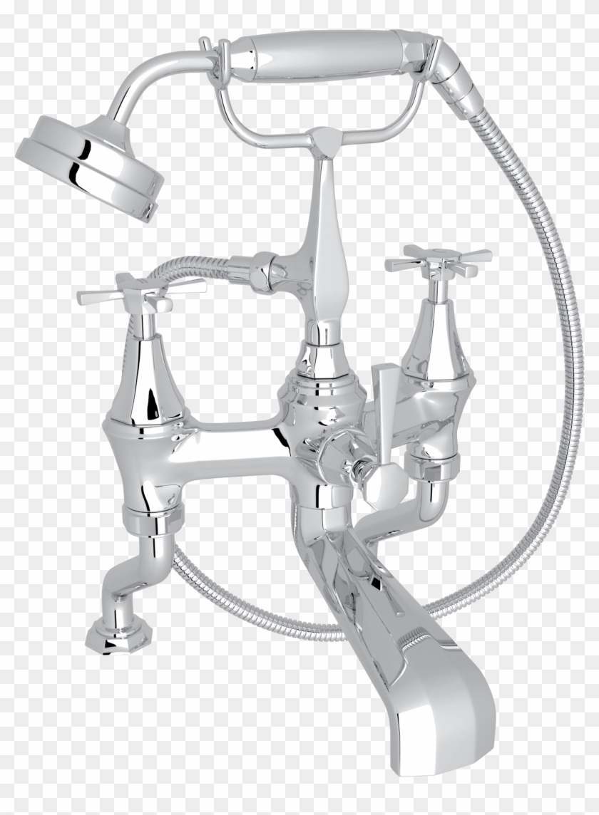 Bath Tub Fillers/hand Sprays - Bicycle Frame Clipart #5577537