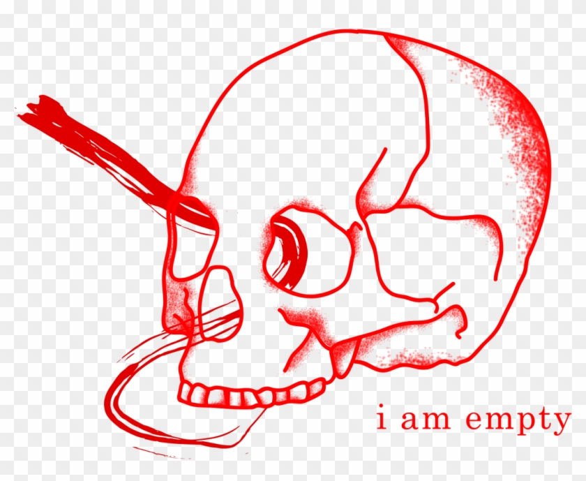 Art Rascova Artists On Tumblr Lineart Red Png Transparent - Transparent Skull Clipart