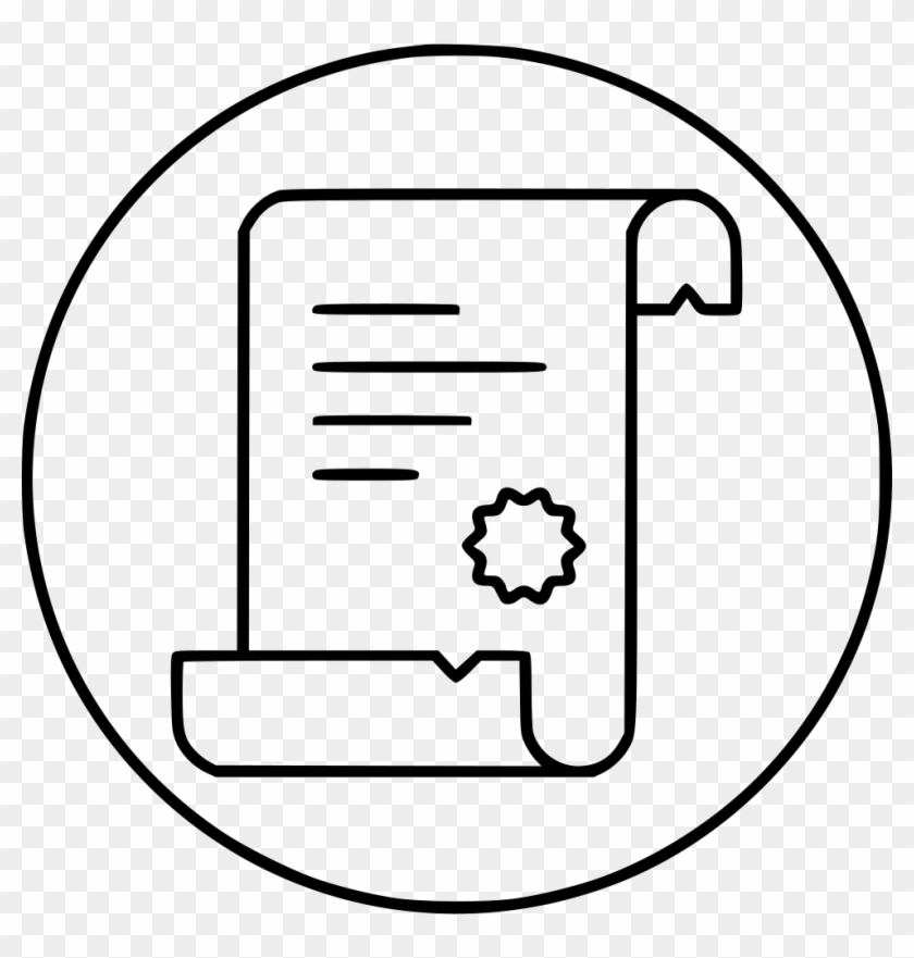 Diploma Proof Svg Png Icon Free Download - Script White Icon Png Clipart