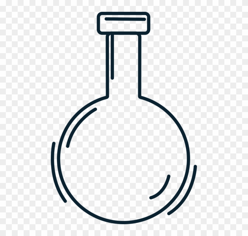 Bottle Glass Apothercary Pharmacy Icon Outline Circle Clipart 5578334 Pikpng