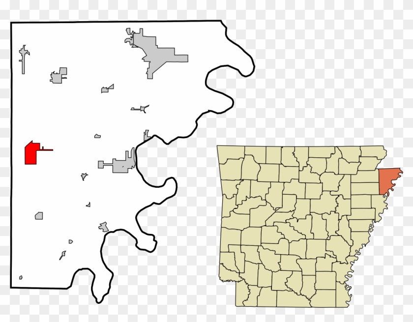 Mississippi County Arkansas Map Inspirational File - County Arkansas Clipart #5578420